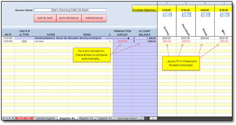 Handling Split Transactions is a Snap! *Click to Enlarge*