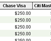 Debt Snowball - Results Showing Payments