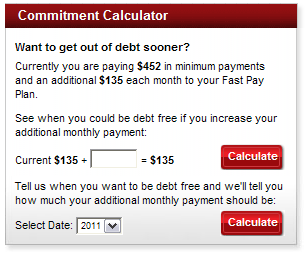 Commitment Calculator