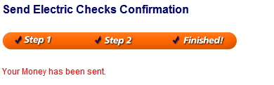 Electric Checks - Confirmation